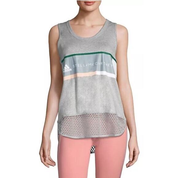 Stella McCartney x Adidas Size XS mesh tank Logo - Picture 1 of 12